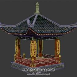 宮廷版小涼亭 Max模型