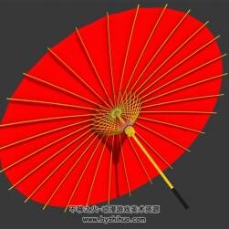 三把傘 古代與現(xiàn)代 Max模型