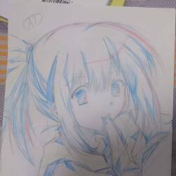 畫個(gè)Leaf動(dòng)畫美少女。