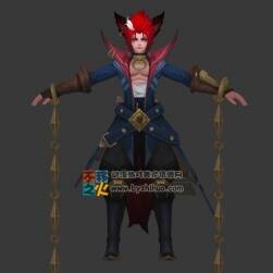 王者荣耀 百里玄策 3D模型 fbx格式