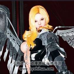 洛奇英雄傳BOSS 性感緊身衣美女 3D模型