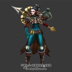 LOL 英雄聯(lián)盟 暗夜獵手維恩 有綁定和全套動(dòng)作