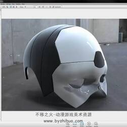 ZBrush 简单的科幻角色头盔视频教程