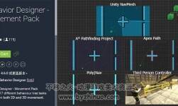 Unity3d 行為樹插件移動包 Behavior Designer Movement Pack1.52