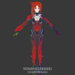 真紅騎士月蝕3DMax模型帶綁定下載