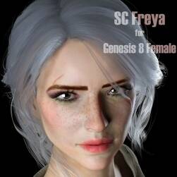 SC Freya for Genesis 8 Female   Daz stdio模型