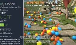 unity3d 鏡頭殘影特效 運(yùn)動(dòng)強(qiáng)化模糊效果插件 Amplify Motion 1.8.3