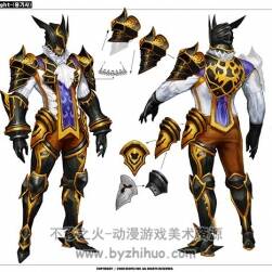 【超能战联】韩国游戏角色原画设定集