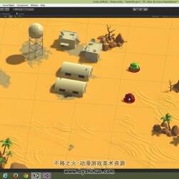 Unity3D 卡通坦克游戲場景創(chuàng)建視頻教程