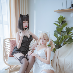 【日奈嬌補(bǔ)充】cosplay私房雙人貓耳【高清原圖】10金幣