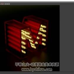 Cinema4D三維文字建模渲染材質(zhì)視頻教程
