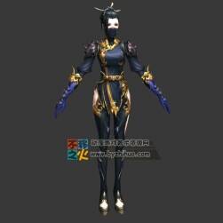 女魍魉 典藏弟子服 游戏角色模型