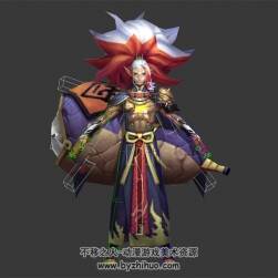 大江山一把手 酒吞童子 3D模型