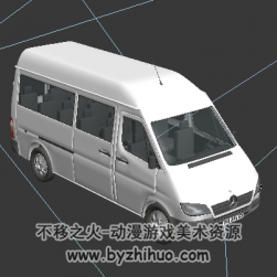 奔馳面包車三維模型