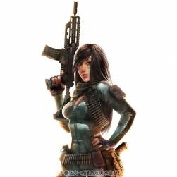 持槍人物角色綜合原畫美術(shù)素材繪畫參考 214P