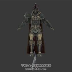 東西結(jié)合暗黑風(fēng)鎧甲戰(zhàn)士 3D模型 有綁定