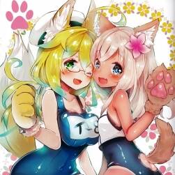 二次元動漫活潑蘿莉少女小清新插畫高清壁紙圖包分享 667P