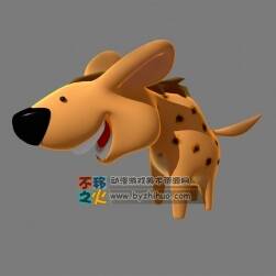 Hyena 可爱的小鬣狗模型