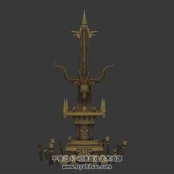 祭祀臺 部落圖騰 3D模型 四角面百度網(wǎng)盤下載
