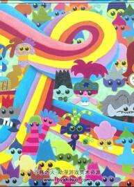 魔發(fā)精靈 世界之旅 The Art of DreamWorks Trolls World Tour 百度云 168P