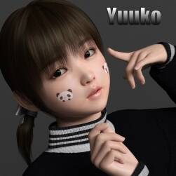 DAZ Yuuko G8F 3D模型 百度網(wǎng)盤分享