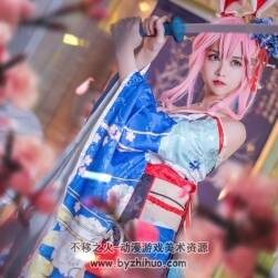 鰻魚霏兒 cos八重櫻花魁寫真圖包分享  12P