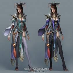 游戏角色素材 各个画师的原画作品合集 12122P
