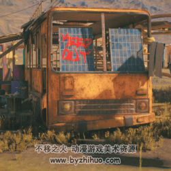 荒野Wsateland 末日 廢土朋克 喪尸 荒野 有小怪動(dòng)畫 UE4美術(shù)資源分享