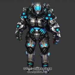 次世代 科幻機(jī)械機(jī)甲 含攻擊受擊等動(dòng)作 Max模型