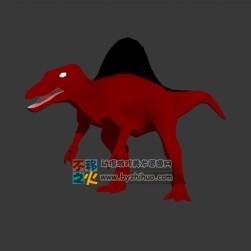 Dinosaur 背上带鳍的食肉恐龙  Max模型