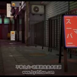 3DMAX 日本街道游戏环境 实例制作教学视频教程