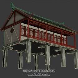 江南水乡古代建筑 Max模型