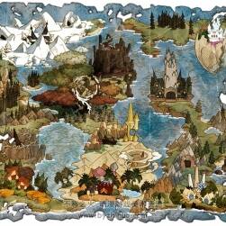1000张世界地图 游戏CG地图 参考素材
