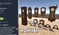 unity3d 古董鐘表模型包 Antique Clocks Pack 1.0