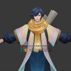 王者荣耀 庄周[云端筑梦师][蜃楼王]+Q版 3Dmax角色模型