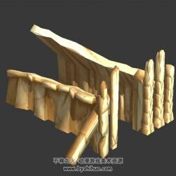 礦坑門口 3D模型 四角面 百度網(wǎng)盤下載