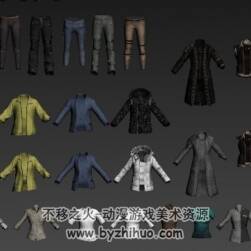 次時(shí)代 吃雞服裝道具模型大合集 服裝合集