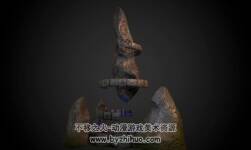 Ancient Fantasy Statue