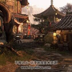 中式場景原畫設(shè)定參考 1121P