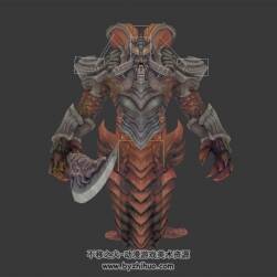 魔幻風(fēng)反派怪物魔蝎人3DMax模型帶綁定下載