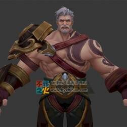 王者荣耀 黄忠[燃魂重炮] 3D模型