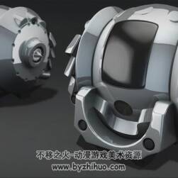 ZBrush硬表面雕刻視頻教程 科幻道具硬表面技術(shù)教學(xué) 附源文件