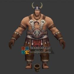 壮汉 男 战士模型