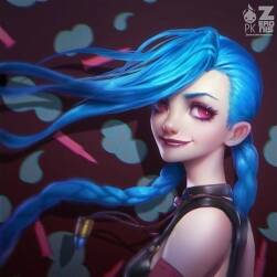 美国画师zeronis 英雄联盟同人CG  游戏动漫角色插画