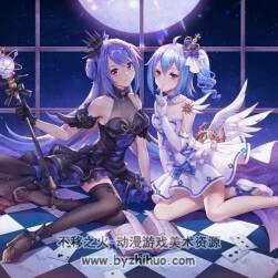 Bilibili 22娘33娘 同人插畫作品圖包 百度云 76P 79.2 MB