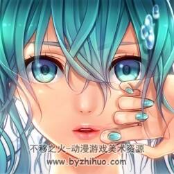 日本插畫師柾見ちえ 二次元角色插畫壁紙圖包分享下載 152P