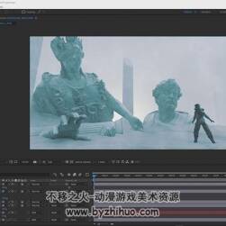 C4D 科幻场景Octane渲染过程教学视频教程下载