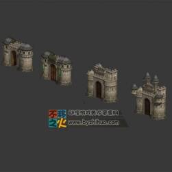 欧洲中世纪城堡城门