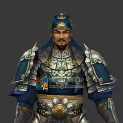 三国武将 徐晃 带绑定3D模型