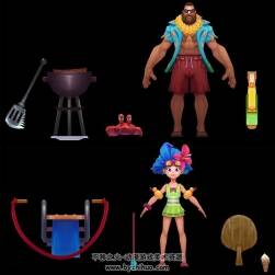 英雄聯(lián)盟LOL 夏日狂歡泳池派對系列 全角色皮膚3D模型